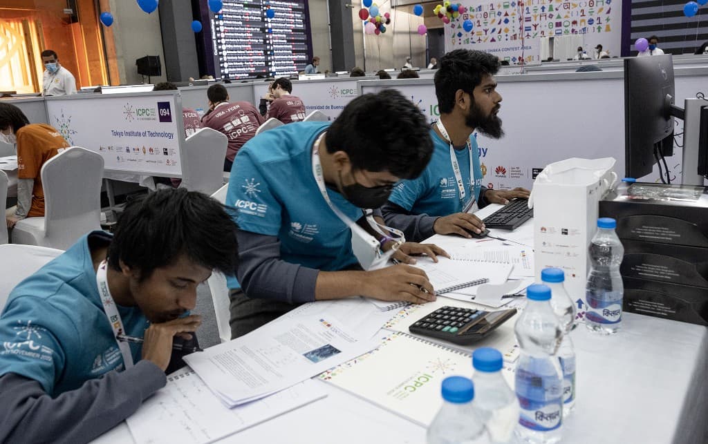 Team at the 45th ICPC World Finals in Dhaka
